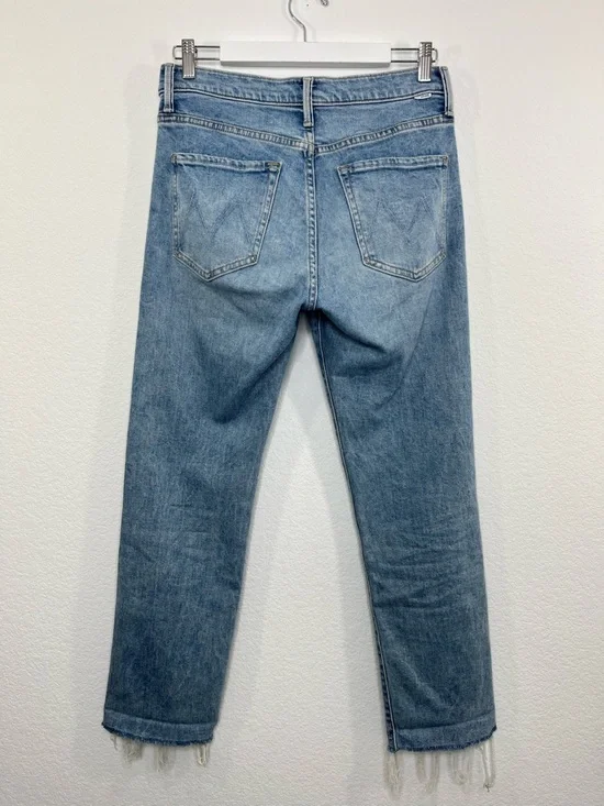 Mother Denim The Scrapper Cuff Ankle Fray in Sneak Peak size 27 - Picture 6 of 10